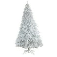 thumbnail image 5 of Nearly Natural Warm White Prelit LED White Decorated Fir Christmas Tree, with 2200 Bendable Branches 10', 5 of 11