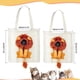 thumbnail image 2 of Bolsa transportadora para gatos, bolsa transportadora de lona portátil para gatos, bolsa de hombro para mascotas de lona con forma de león, bolsa de transporte para animales pequeños y gatos, 2 of 5
