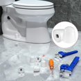 thumbnail image 4 of Universal Toilet Bolt Caps, Toilet Seat Screws, Round Plastic Push-On Toilet Bowl Bolt Caps Covers, with Extra Washers for Easy installation, 6 Pcs, 1.45x1.43", 4 of 7