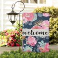 thumbnail image 3 of Spring Summer Multicolored Flower Leaves Garden Flag 12.5x18 Inch Double Side for Outdoor Courtyard Garden Decor Flowers Welcome Holiday Flag for Outside Decoration, 3 of 4