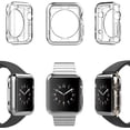 thumbnail image 2 of LAICAIW Ultra Thin Soft TPU Shockproof Bumper Protector for Apple Watch Case iWatch Series 3/2/1, Clear 38mm, 2 of 6