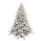 thumbnail image 1 of Árbol de Navidad Mayhihi, artificial flocado, preiluminado, de 6 pies con 2056 puntas, 1 of 6
