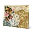 thumbnail image 1 of Doilies and Butterflies - Grunge | 16" x 20" Metal Wall Art, 1 of 1