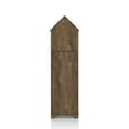 thumbnail image 6 of Furniture of America Gena 16.69"Width Wood 5-Bottle Wine Cabinet with Door, Reclaimed Oak, 6 of 9