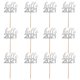 thumbnail image 1 of Billuyoard 12 Uds 2021 pastel Topper cumpleaños pastel postre DIY fiesta decoración Año Nuevo fiesta cumpleaños torta decoraciones Kits de decoración para fiestas plata Billuyoard HA002671-03, 1 of 1