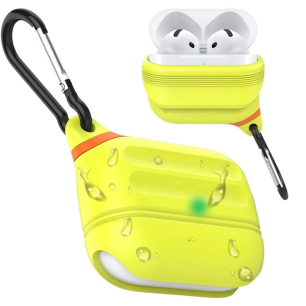 Funda para AirPods 4 Waterproof ATIMIRA Night Glow Yellow