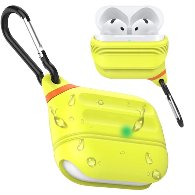 Funda para AirPods 4 Waterproof ATIMIRA Night Glow Yellow