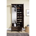 thumbnail image 3 of Ergode Hall Tree Rustic Walnut, 3 of 4