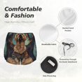 thumbnail image 4 of Bixox Women's Tree Meditating Golden Retriever pattern 2 in 1 Running Shorts - Lightweight Athletic Workout Gym Yoga Shorts Liner with Pockets - Medium, 4 of 5