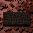 thumbnail image 6 of 26 Letter Alphabet Chocolate Molds Silicone | 51 Cavity Non-Stick Flexible Baking Mold for Candy, Ice & Jelly | 6.81x4.29 Inches | Student, School & Party Treats, 6 of 6