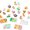 Number, variant on 100Pcs/Set Kids 3D Puzzle Toy Number Animal Dinosaur Airplane Tank Spinning Top Cognition 3D Jigsaw Assembly Educational Game Kit Toddlers Boys Girls Gift