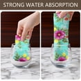 thumbnail image 6 of 2 Pcs Pioneer Flower Floral Print Pattern Kitchen Towels, Funny Microfiber Dish Towel Set, 18" X 26" Tea Towels, 6 of 6