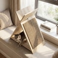 thumbnail image 2 of Costway Triangle Cat Scratcher with Ramp & Tunnel. for Clawing & Furniture Protection, 2 of 10