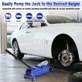 thumbnail image 4 of Mohsoe 3 Ton Car Floor Jack 6600lbs Lifting Capacity, 5"-15.2" Height Range Hydraulic Design, 4 Steel Wheels for Sedans Trucks SUVs Auto Repair, 4 of 9