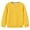 Yellow, variant on Kids Crewneck Sweatshirts Long Sleeve Pullover Sweatshirt Casual Loose Shirts Tops for Girls Boys