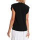 thumbnail image 4 of mfyjkho Tops Casuales Para Mujer, Camiseta De Tirantes Informal, Holgada, Cómoda Y De Manga Corta Con Cuello Redondo Para Mujer Tops Para Salir S, 4 of 4