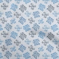 thumbnail image 1 of oneOone Cotton Poplin Twill Light Blue Fabric Text Sewing Craft Projects Fabric Prints By Yard 56 Inch Wide, 1 of 5