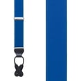 thumbnail image 2 of SuspenderStore Grosgrain Solid Color Suspenders -1.38-Inch Wide - Button - 2 Sizes, Array Of Beautiful Colors, 2 of 4