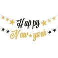 thumbnail image 5 of Mosey 2024 New Year Banner Sparkling Vibrant Color Fine Texture Fade-Resistant Hanging Banner Holiday Decoration Photography Prop, 5 of 8