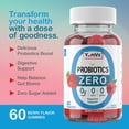 thumbnail image 3 of YUM-V’s Probiotic Gummies, Probiotics Supplement for Gut Health Support, Berry Flavor, 60 Count, 3 of 9