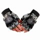 thumbnail image 3 of Guantes de camuflaje de medio dedo para exteriores, antideslizantes, para montar a caballo y cazar, para aficionados al ejército táctico., 3 of 4