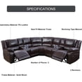 thumbnail image 5 of Manual Recliner Sofa Set with Storage and Cup Holder, 5 of 7