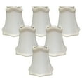 thumbnail image 2 of Royal Designs, Inc. Decorative Trim Hexagon Empire Chandelier Basic Shade CS-508WH-6, White , 2.5 x 5 x 4.5, Pack of 6, 2 of 5
