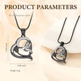 thumbnail image 2 of Red Hummingbird Heart Urn Necklace for Ashes Stainless Steel Cremation Jewelry with Cubic Funerals Memorial Keepsake for Ashes Holder, 2 of 6