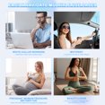 thumbnail image 5 of SPOKKI 2 Pcs Cooling Gel Seat Cushion, Thick Big Breathable Honeycomb Design Absorbs Pressure Points Seat Cushion with Non-Slip Cover Gel Cushion for Office Chair Home Car seat Cushion for Wheelchair, 5 of 10