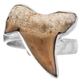 thumbnail image 2 of Size 8 Adjustable Moroccan Shark Tooth Fossil 925 Sterling Silver Ring, 2 of 3