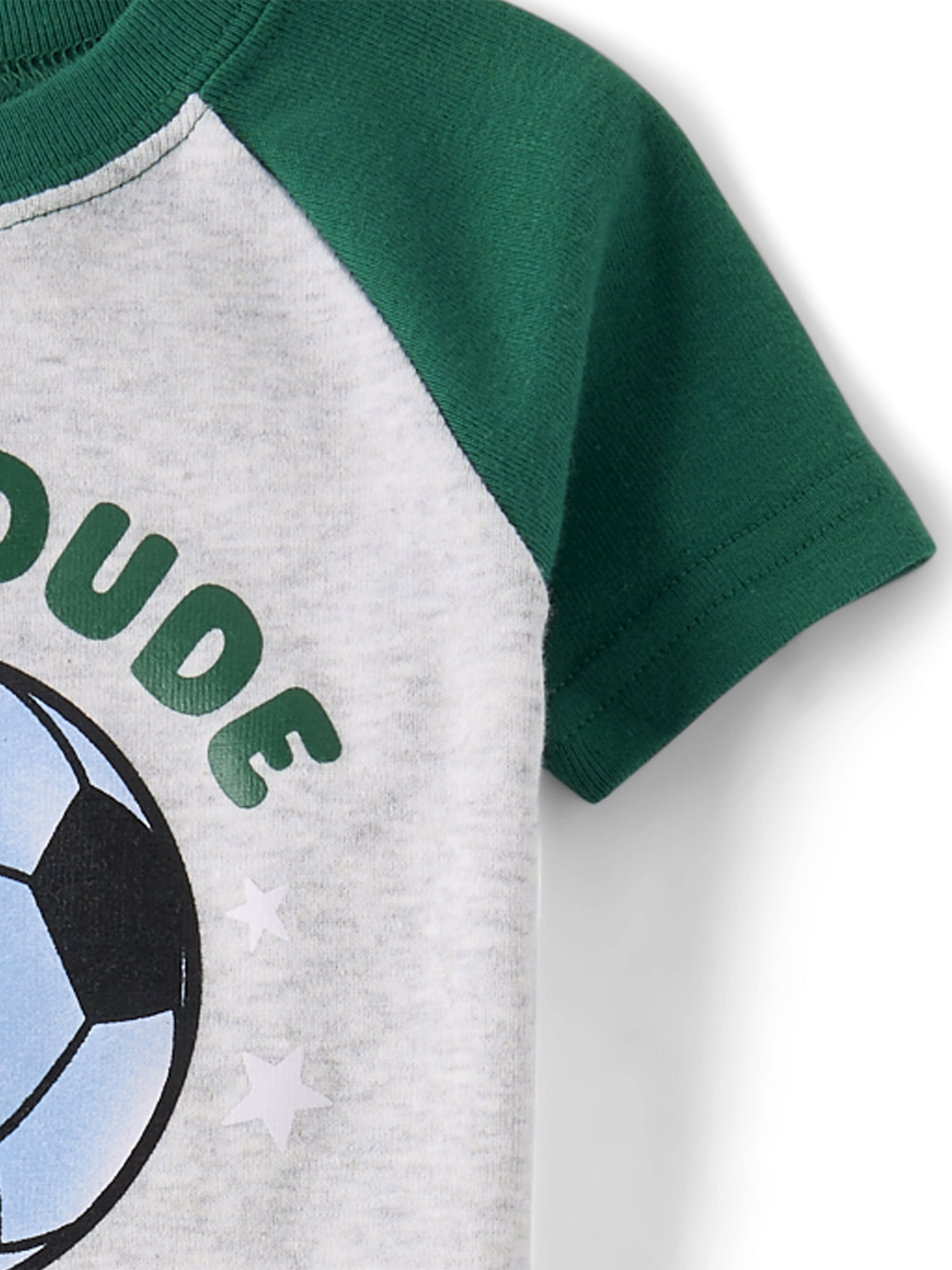 The Children's Place Baby & Toddler Boys Short Sleeve Soccer Goals Snug Fit PJ, Sizes NB-6T
