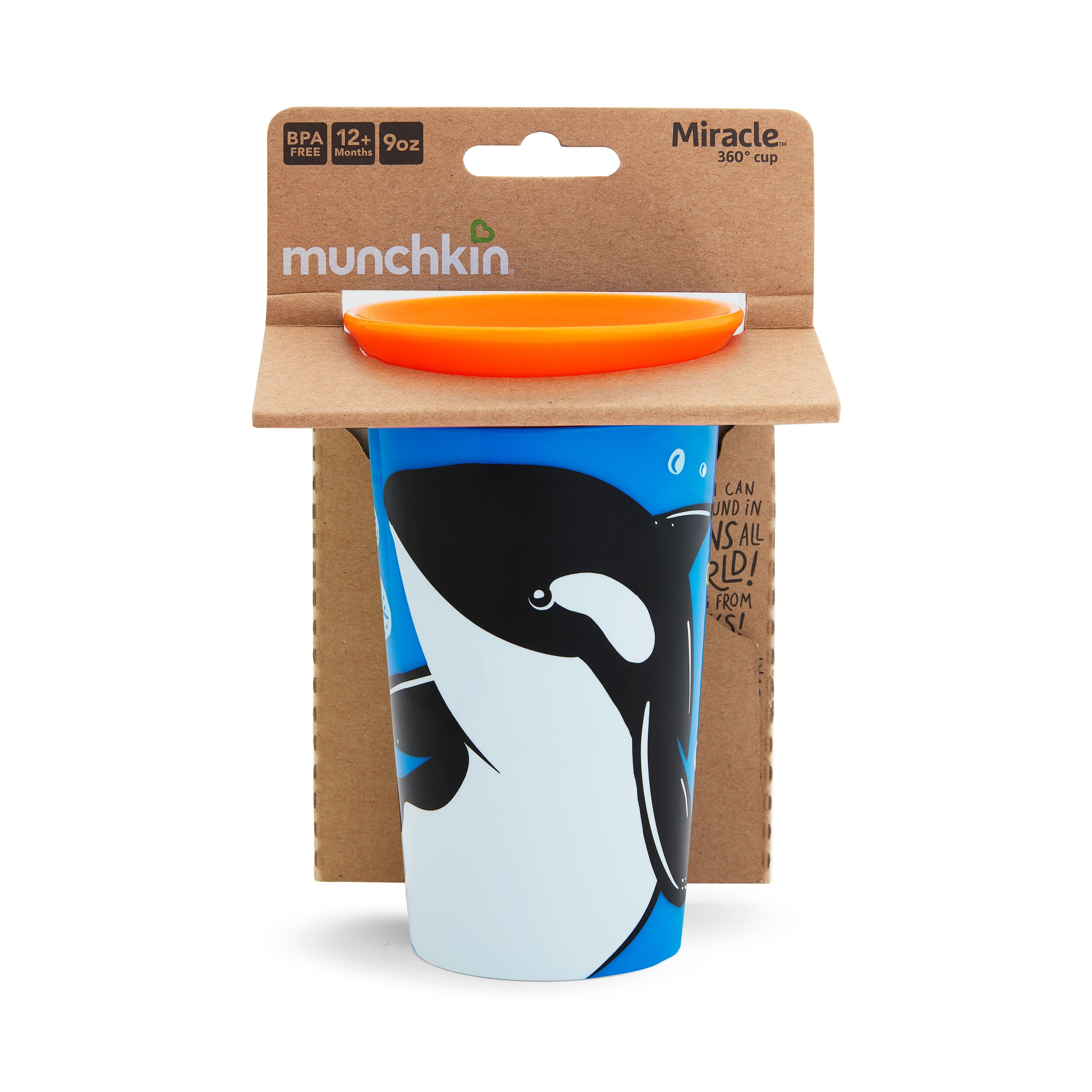 Munchkin® Miracle® 360° WildLove Sippy Cup, 9 oz, Giraffe, Unisex