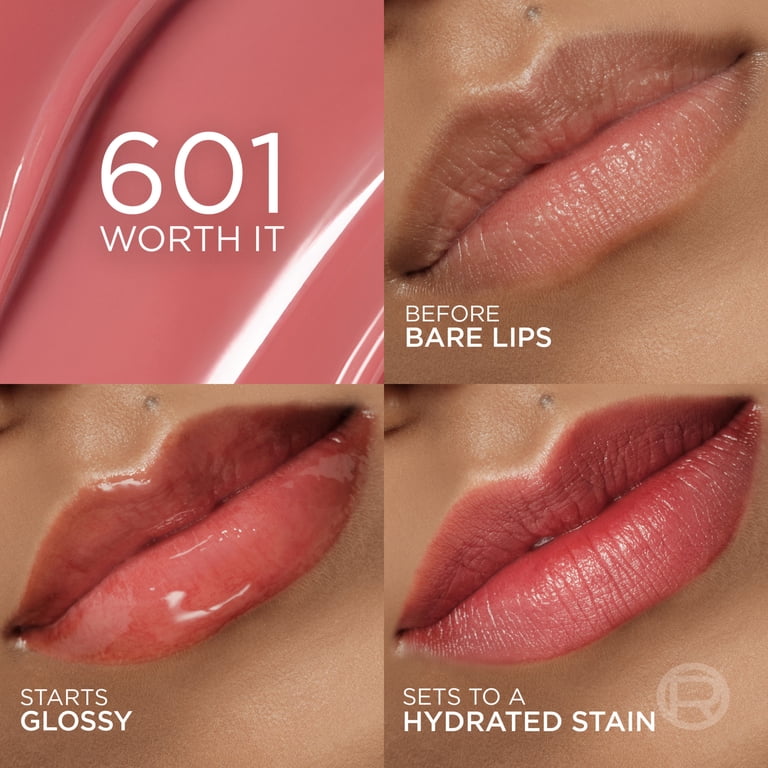 L'Oréal Paris Hyaluron Tint Lip Stain, Worth It, 0.16 fl oz photo 2