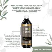 Hair Growth Plus Liquid Extract 12fl.oz, Bamboo Leaf Hair Supplement for Women with Vitamins for Hair Growth, Collagen - Herbal Goodness