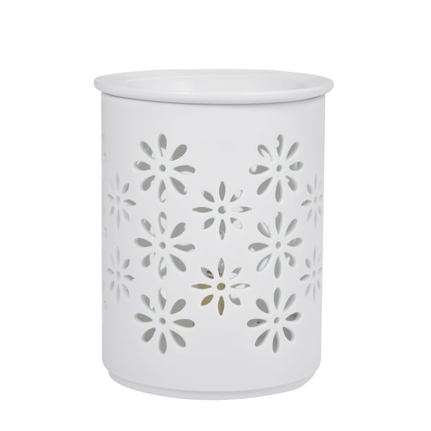 Lámpara De Aromaterapia De Pétalos De Cerámica Lámpara De Aroma Eléctrica Fusor De Cera Luz De Noche De Aroma Esencial matsuzay HA025331-09