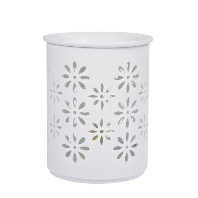 Lámpara De Aromaterapia De Pétalos De Cerámica Lámpara De Aroma Eléctrica Fusor De Cera Luz De Noche De Aroma Esencial seitruly HA025331-09