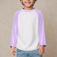 thumbnail image 5 of ZTKWD Boys Raglan T Shirts Long Sleeve Kids Crewneck Color Block Casual Tops Tees 2-12 Years School Spring, 5 of 9