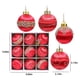 thumbnail image 3 of Adornos navideños a prueba de fracturas de 9 piezas - Bombillas de plástico de 3,14 pulgadas con cuerda para árbol, corona, guirnalda y decoración para fiestas navideñas, 3 of 6