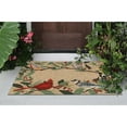 thumbnail image 2 of Liora Manne Natural Indoor Outdoor Area Rug, Bird Border, 4' x 2' 6", 2 of 5