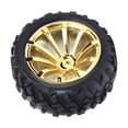 thumbnail image 1 of Llanta de goma para coche inteligente 4WD/2WD, modelo Golden dorado, 1 of 7