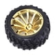 thumbnail image 1 of Llanta Robot Rueda DYNWAVEMX Rueda del neumático del robot del coche inteligente 72 Mm dorado, 1 of 7