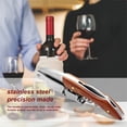 thumbnail image 2 of Camareros plegables sacacorchos champán abridor de botellas de vino botella de acero removedor de corcho accesorios de grifo de madera FleinngHoz JD709735815, 2 of 4