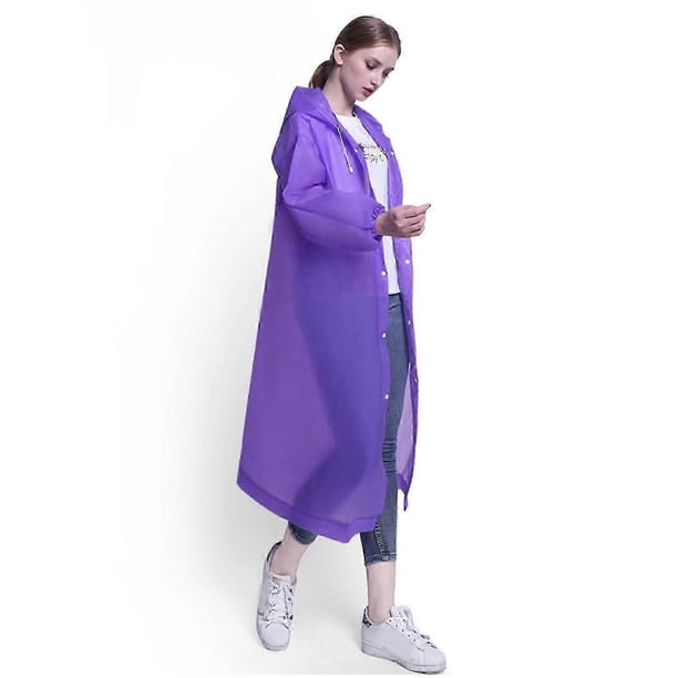 One-piece Raincoat For Adults Portable Waterproof Rainsuit Reusable Outdoor Raincoat For Hiking Camping Traveling
