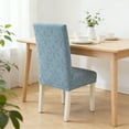 thumbnail image 4 of QTOCIO Elastic Dining Table And Chair Covers Semi Circular Home Chair Covers Chair Back Covers Common Chair Covers Suitable For Home Or Dining Room Chairs, 4 of 4
