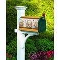 thumbnail image 4 of Mailbox Cover Magnetic Mailbox Wraps, Spring Summer Rose Flower with Bee Beige Mailbox Covers Large Size 21x25.5 Inch Mail Wrap Post Letter Box Decoration for Outdoor Gardern Yard, 4 of 6