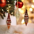 thumbnail image 6 of DAMAI 3 Pcs Large Mercury Finial Christmas Ornament Nordic Frost Vintage Red Glass Ball Ornaments Christmas Tree Drop Hanging Decorations for Xmas Holiday Wedding Home Indoor, 6 of 6