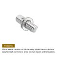 thumbnail image 5 of Drum Tension Rods M6 x 10mm for Bass Drum Hardware Parts Accessory Pack of 6, 5 of 5