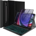 thumbnail image 1 of Funda de teclado Wineecy para Samsung Galaxy Tab S10 FE/S9 FE, 1 of 7