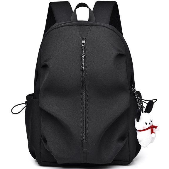 AoDai Trendy pleated double shoulder bag - Lightweight and casual travel backpack - Student's daily school or shopping backpack with a simple design on the shoulders