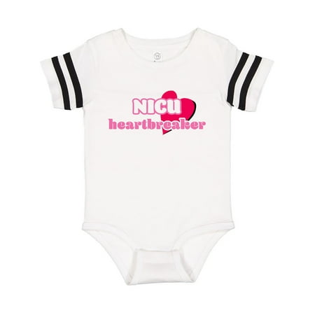 

Inktastic NICU Heartbreaker in Pink with Heart Gift Baby Boy or Baby Girl Bodysuit